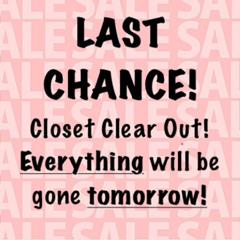 MAKE AN OFFER! Last chance to purchase. Gone tomorrow! Bundle and Save!